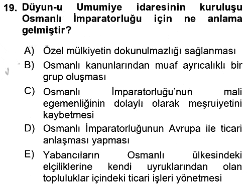 Aile Ekonomisi 2018-2019 Yaz Okulu Sınavı - 19. soru
