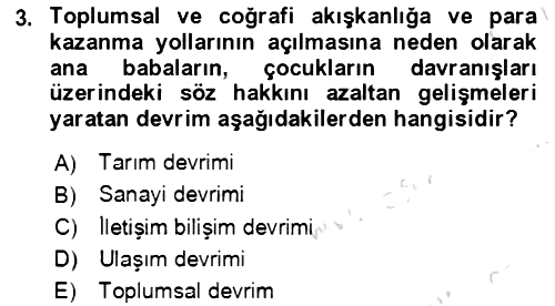 Aile Ekonomisi 2022-2023 Yaz Okulu Sınavı - 3. soru
