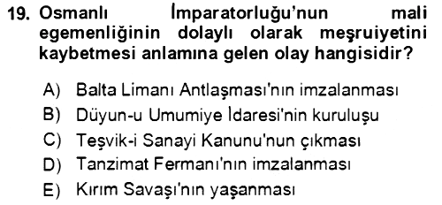 Aile Ekonomisi 2022-2023 Yaz Okulu Sınavı - 19. soru