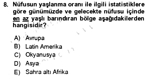 Aile Ekonomisi 2023-2024 Yaz Okulu Sınavı - 8. soru