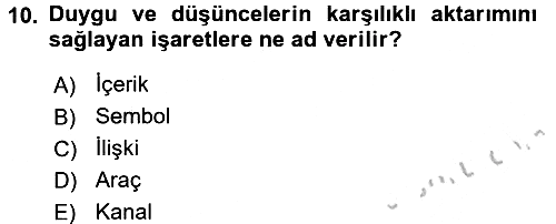 Aile Sağlığı 2016-2017 Ara Sınav - 10. soru