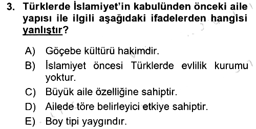Aile Sağlığı 2016-2017 Dönem Sonu Sınavı - 3. soru