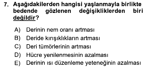 Aile Sağlığı 2018-2019 Dönem Sonu Sınavı - 7. soru