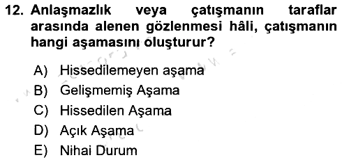 Aile Sağlığı 2023-2024 Dönem Sonu Sınavı - 12. soru