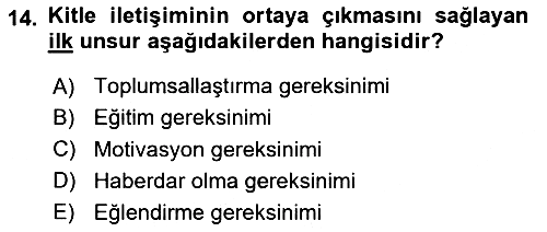Aile Sağlığı 2023-2024 Dönem Sonu Sınavı - 14. soru