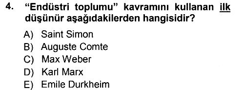 Davranış Bilimlerine Giriş 2012-2013 Ara Sınav - 4. soru