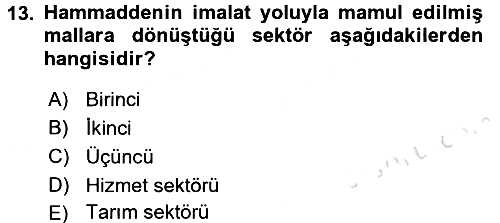 Davranış Bilimlerine Giriş 2016-2017 Ara Sınav - 13. soru