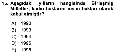 Davranış Bilimlerine Giriş 2024-2025 Ara Sınav - 15. soru