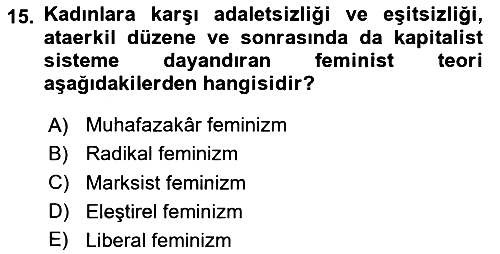 Davranış Bilimlerine Giriş 2025-2026 Ara Sınav - 15. soru