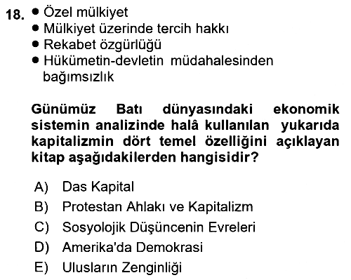 Davranış Bilimlerine Giriş 2025-2026 Ara Sınav - 18. soru