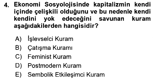 Davranış Bilimlerine Giriş 2022-2023 Dönem Sonu Sınavı - 4. soru