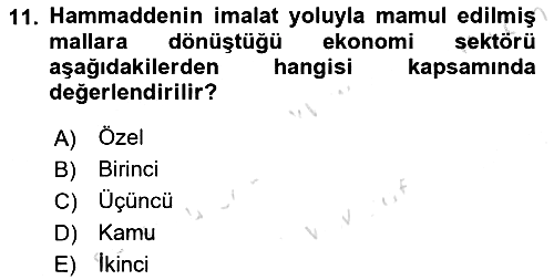 Davranış Bilimlerine Giriş 2023-2024 Dönem Sonu Sınavı - 11. soru