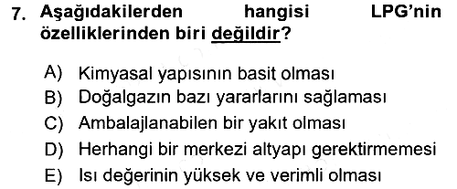 Ev Teknolojisi 2017-2018 Ara Sınav - 7. soru