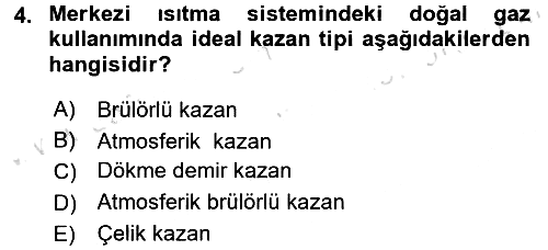 Ev Teknolojisi 2016-2017 Dönem Sonu Sınavı - 4. soru