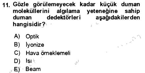 Ev Teknolojisi 2023-2024 Dönem Sonu Sınavı - 11. soru
