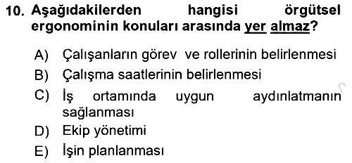 Sağlıklı Yaşam 2021-2022 Ara Sınav - 10. soru