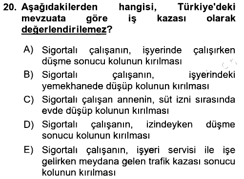 Sağlıklı Yaşam 2023-2024 Dönem Sonu Sınavı - 20. soru