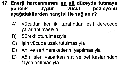 Verimlilik Yönetimi 2017-2018 Ara Sınav - 17. soru