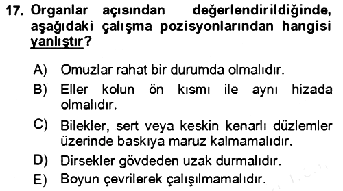 Verimlilik Yönetimi 2018-2019 Ara Sınav - 17. soru