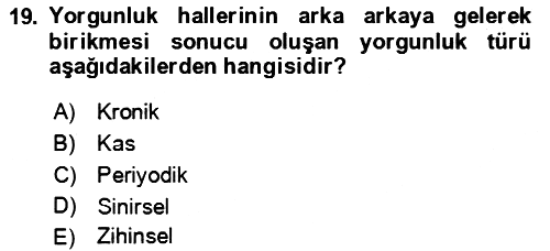 Verimlilik Yönetimi 2018-2019 Ara Sınav - 19. soru