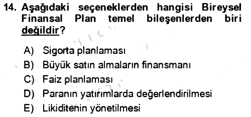 Verimlilik Yönetimi 2021-2022 Yaz Okulu Sınavı - 14. soru
