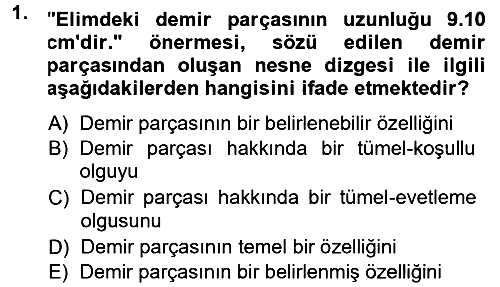 Bilim Felsefesi 2013-2014 Dönem Sonu Sınavı - 1. soru