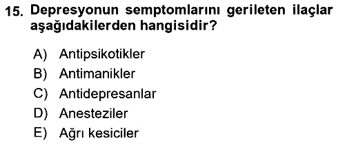 Birey ve Davranış 2024-2025 Yaz Okulu Sınavı - 15. soru