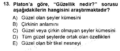 Dil Felsefesi 2012-2013 Ara Sınav - 13. soru