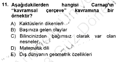 Dil Felsefesi 2012-2013 Dönem Sonu Sınavı - 11. soru
