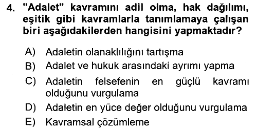 Epistemoloji 2022-2023 Ara Sınav - 4. soru