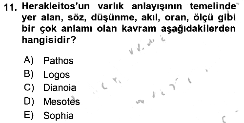 Etik 2016-2017 3 Ders Sınavı - 11. soru
