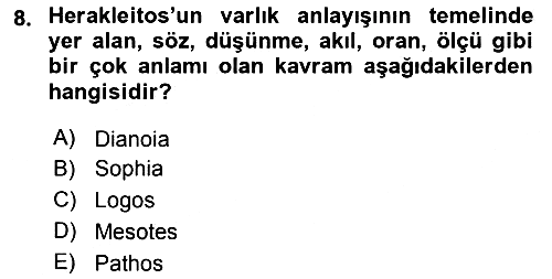 Etik 2019-2020 Ara Sınav - 8. soru