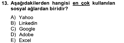 Etkili İletişim Teknikleri 2012-2013 Ara Sınav - 13. soru