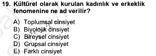 Etkili İletişim Teknikleri 2012-2013 Ara Sınav - 19. soru