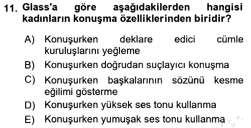 Etkili İletişim Teknikleri 2023-2024 Ara Sınav - 11. soru
