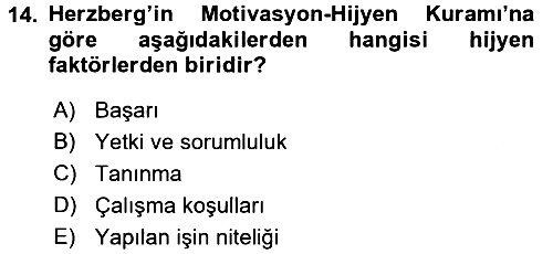 Etkili İletişim Teknikleri 2016-2017 Dönem Sonu Sınavı - 14. soru