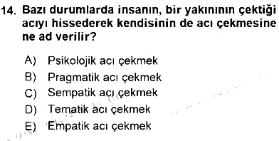 Etkili İletişim Teknikleri 2015-2016 Tek Ders Sınavı - 14. soru