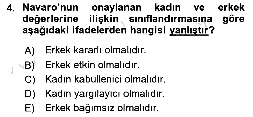 Etkili İletişim Teknikleri 2023-2024 Yaz Okulu Sınavı - 4. soru