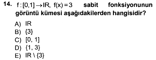 Genel Matematik 2012-2013 Ara Sınav - 14. soru