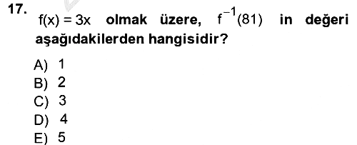 Genel Matematik 2012-2013 Ara Sınav - 17. soru