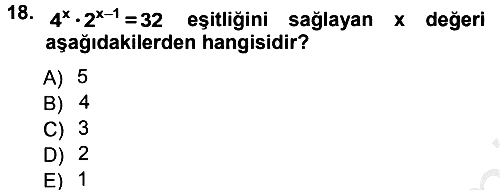 Genel Matematik 2012-2013 Ara Sınav - 18. soru