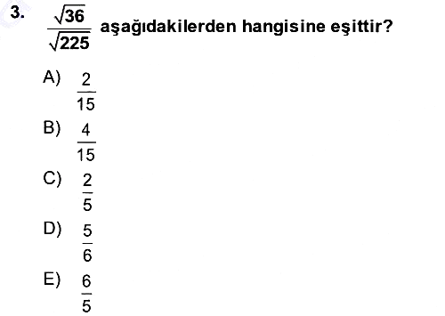 Genel Matematik 2013-2014 Ara Sınav - 3. soru