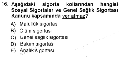 Hukukun Temel Kavramları 2012-2013 Tek Ders Sınavı - 16. soru