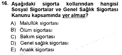 Hukukun Temel Kavramları 2013-2014 Tek Ders Sınavı - 16. soru