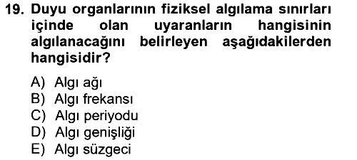 Kültürlerarası İletişim 2012-2013 Ara Sınav - 19. soru