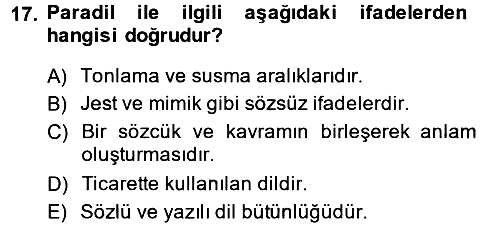 Kültürlerarası İletişim 2013-2014 Ara Sınav - 17. soru