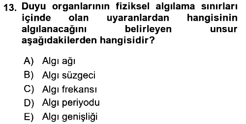Kültürlerarası İletişim 2016-2017 Ara Sınav - 13. soru