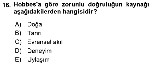 Mantığın Gelişimi 2018-2019 3 Ders Sınavı - 16. soru