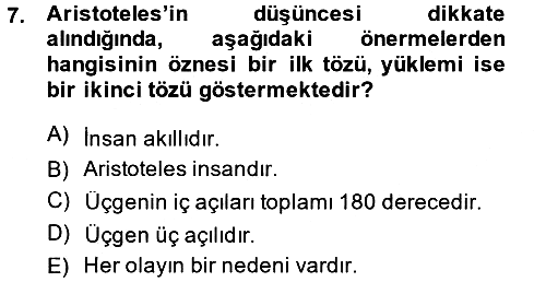 Mantığın Gelişimi 2013-2014 Ara Sınav - 7. soru