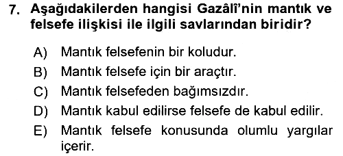 Mantığın Gelişimi 2017-2018 Ara Sınav - 7. soru